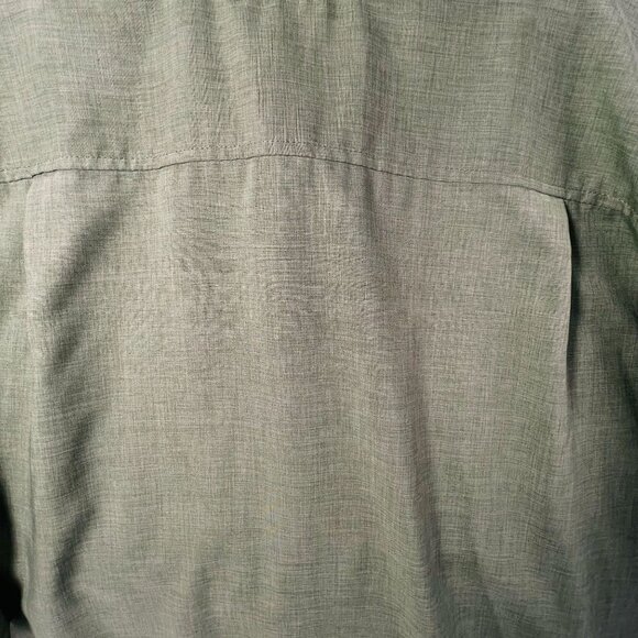 Orvis Mens Green Button Up Shirt XXL Short Sleeve Fishing Hiking Lightweight - Picture 6 of 12